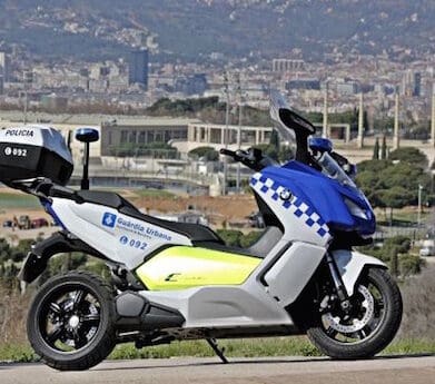 BMW scooter for police