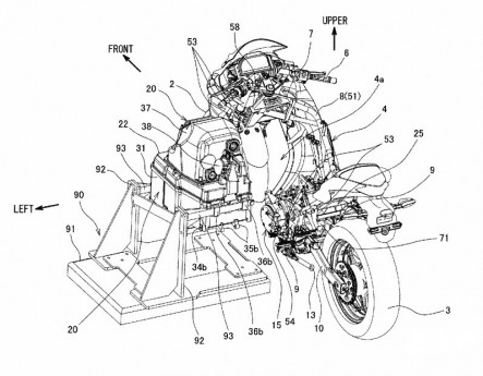 Electric Kawasaki Ninja patents