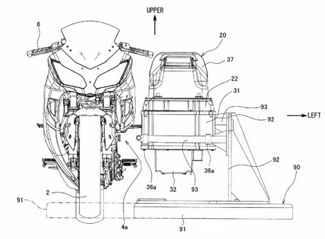 Electric Kawasaki Ninja patents