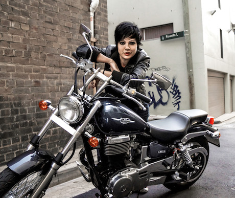 Sarah McLeod, front women of iconic Australian band The Superjesus is a constant fixture on the road. Whether she's performing her acoustic shows or rocking with The Superjesus, you're likely to see Sarah clocking up the Kms on her new Suzuki bike.