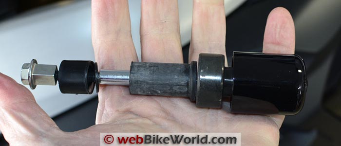 Stock Suzuki Bar End Weight Assembly