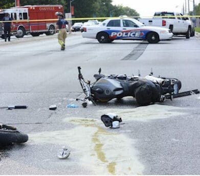 motorcycle insurance crash accident claim