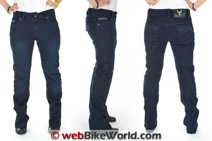 bootcut motorcycle jeans