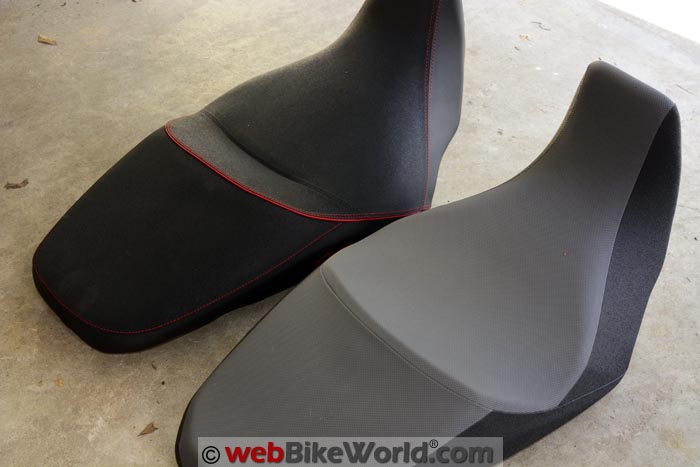 SHAD Seat vs. Stock Suzuki Seat