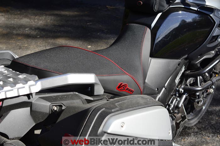 SHAD Suzuki V-Strom Seat Rear View