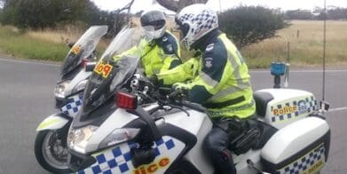 Police cops speed speeding motogp