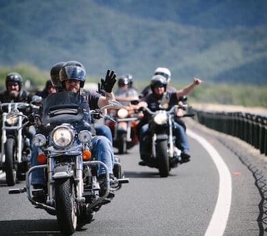 Harley riders break non-riding myth