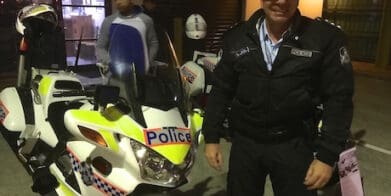 Inspector Flanders bike cops