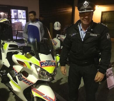 Inspector Flanders bike cops