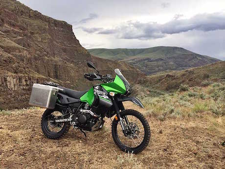 Kawasaki KLR 650 seats