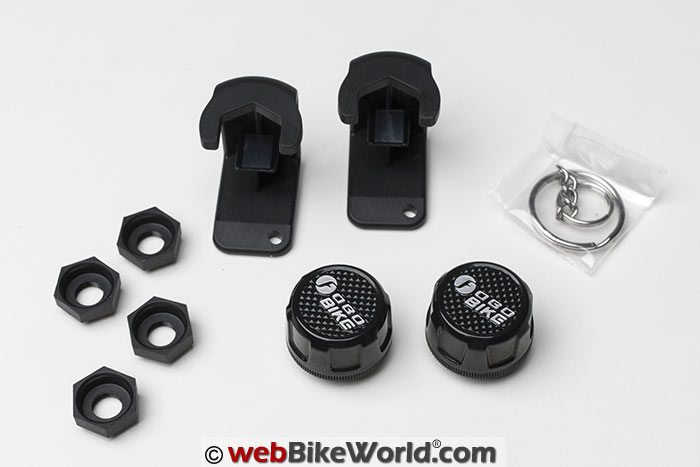 FOBO Bike TPMS Kit Contents