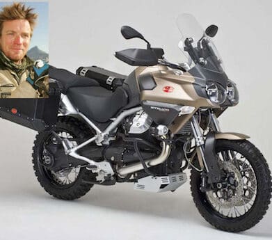 Ewan McGregor and Moto Guzzi Stelvio