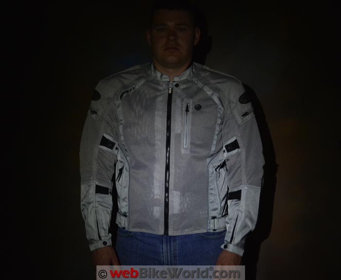 Joe Rocket Phoenix Ion Jacket Reflectivity Front View