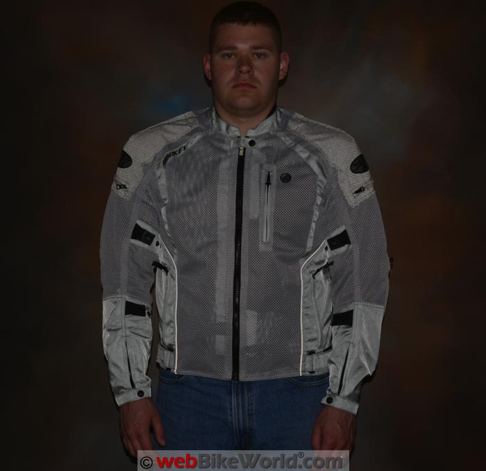 Joe Rocket Phoenix Ion Jacket Reflectivity Front View