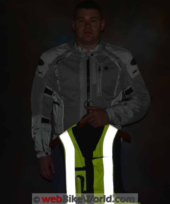 Joe Rocket Phoenix Ion Jacket Reflectivity With Vest