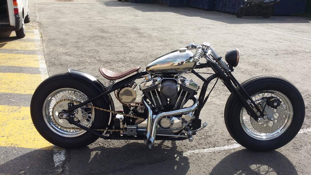 Leon's Bobber built by Sledhead Bobbers of England