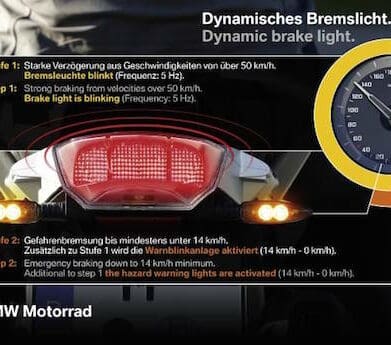 BMW dynamic brake light