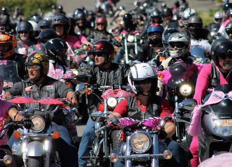 Bras n Bikes ride for cancer