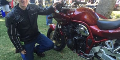 RACQ spokesman Steve Spalding drivers lane filtering oil