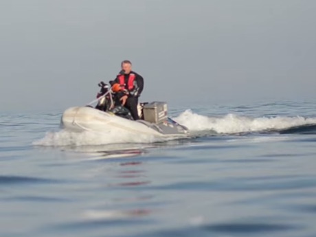 KTM bikeboat