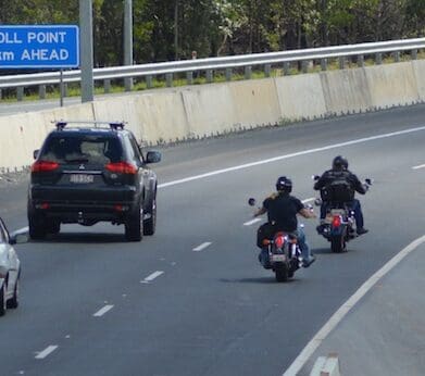 Dangers of lane filtering