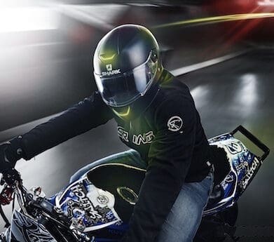 Shark Skwal LED helmet