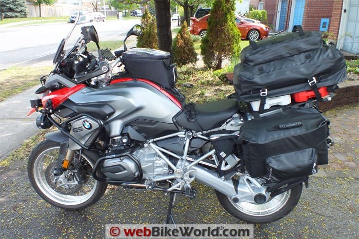 BMW R1200GS With SHAD Luggage