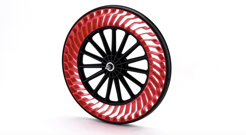 Bridgestone airless bicycle tyre