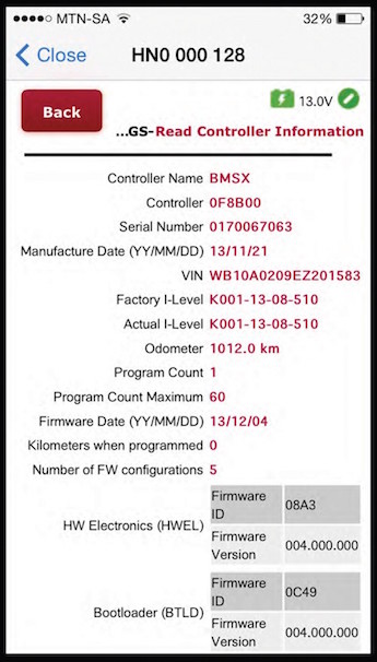 BMW diagnostic tool