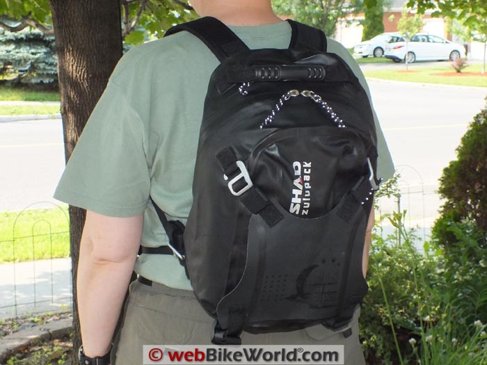 SHAD SW22 Backpack Conversion