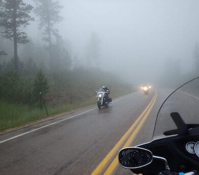 Murphy's Law of riding in the rain drivers