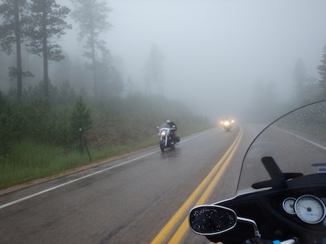 Murphy's Law of riding in the rain drivers