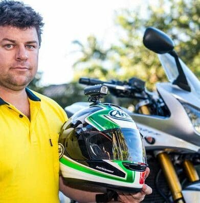 Tony Deane fined for a helmet camera