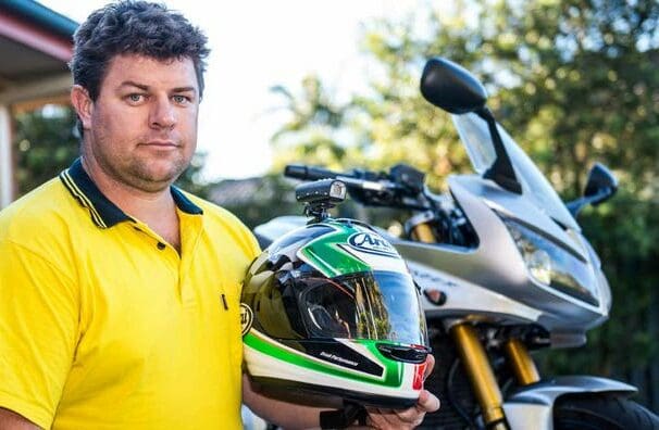 Tony Deane fined for a helmet camera