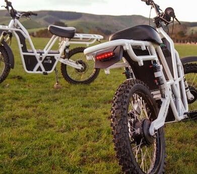 Ubco 2x2 electric motorcycle