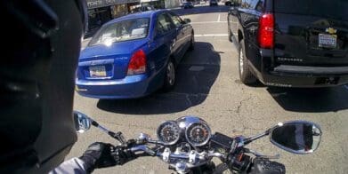 Lane filtering lane splitting congestion