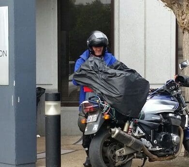 Max fronts media outside Frankston Magistrates Court