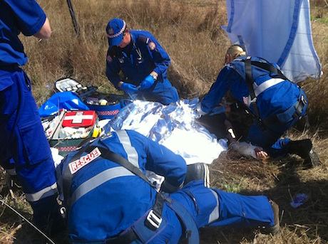 First Aid for Motorcyclists course knights helmet removal