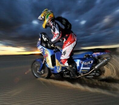 Dakar Rally racer Christophe Barriere Vaju