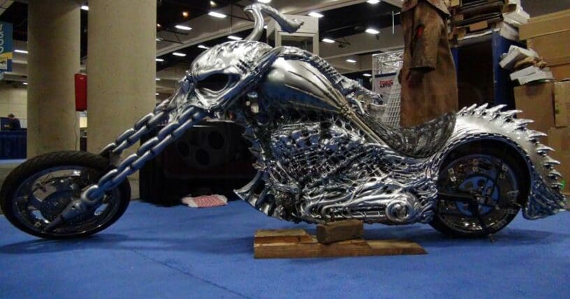 Ghost Rider built by Movie Bikes of U.S.A.