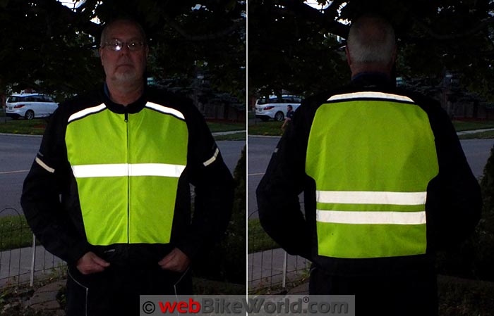 Vanguard Air High Visibility Vest Front Rear