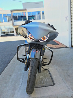 Victory Cross Country custom bagger