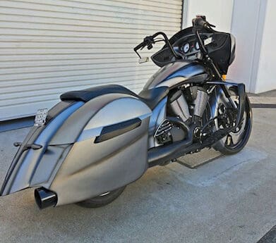 Victory Cross Country custom bagger