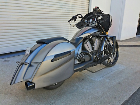 Victory Cross Country custom bagger