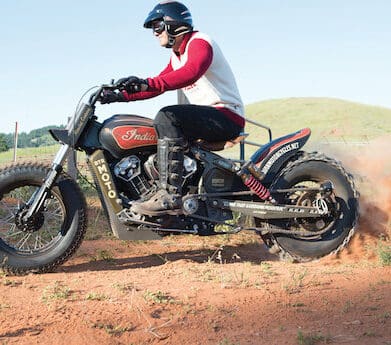 Indian Motorcycle hillclimb bike