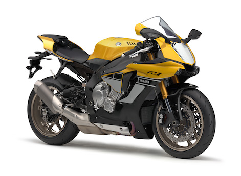 2016 Yamaha YZF-R1 60th Anniversary Yellow