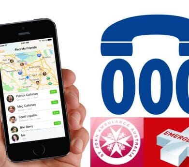 Emergency first-aid apps minor crash