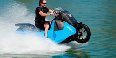 Gibbs Biski amphibious motorcycle
