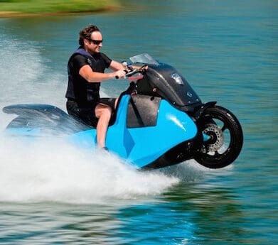 Gibbs Biski amphibious motorcycle