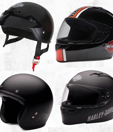 Harley helmets range